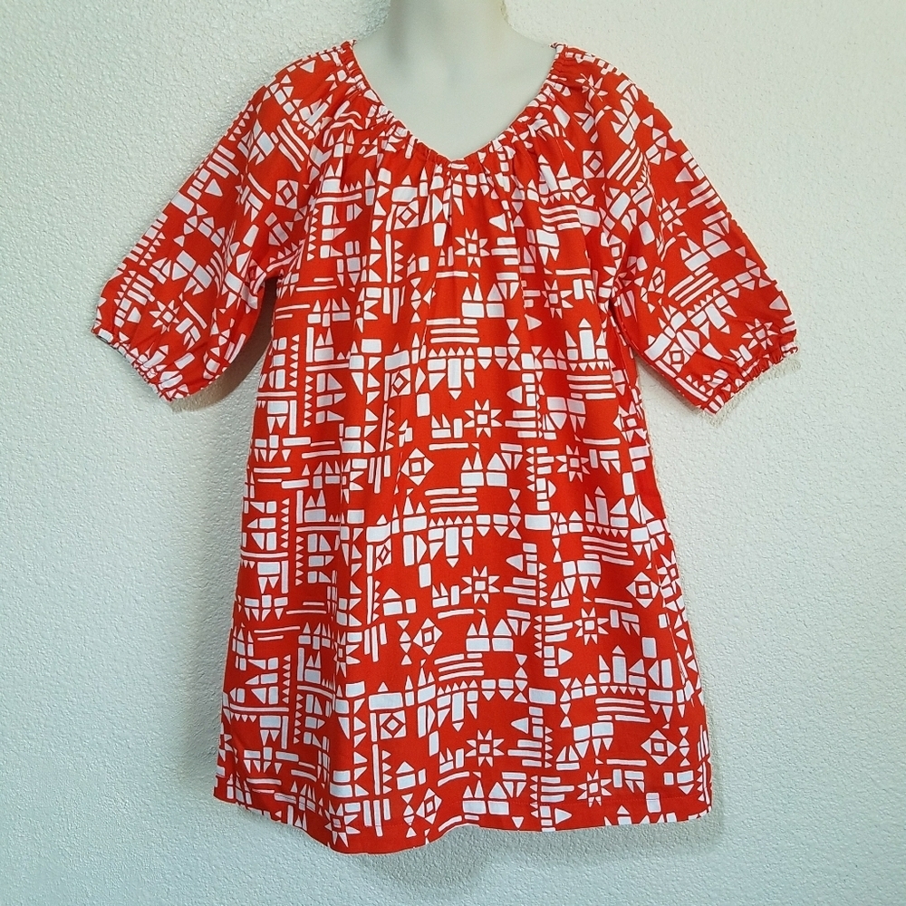 La Paloma Girl's Geometric Patterned Dress